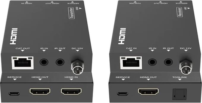 DVDO 4K60Hz HDMI extender met ARC over CAT kabel, max. 70 meter