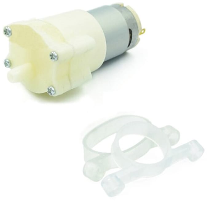 Mini membraanpomp 12V 365 DC diafragma pomp 2 tot 3 liter per minuut 8 mm aansluiting
