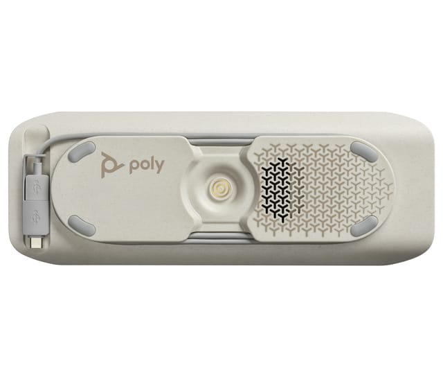 HP Poly Sync 40+M Speakerphone – Conference Speaker voor Vergaderruimtes – Bluetooth & USB-C/USB-A – Incl. BT700 Bluetooth-adapter – Gecertificeerd voor Microsoft Teams – Zwart