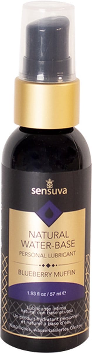 Sensuva - Natural Waterbasis Glijmiddel Bosbessen Muffin 57 ml