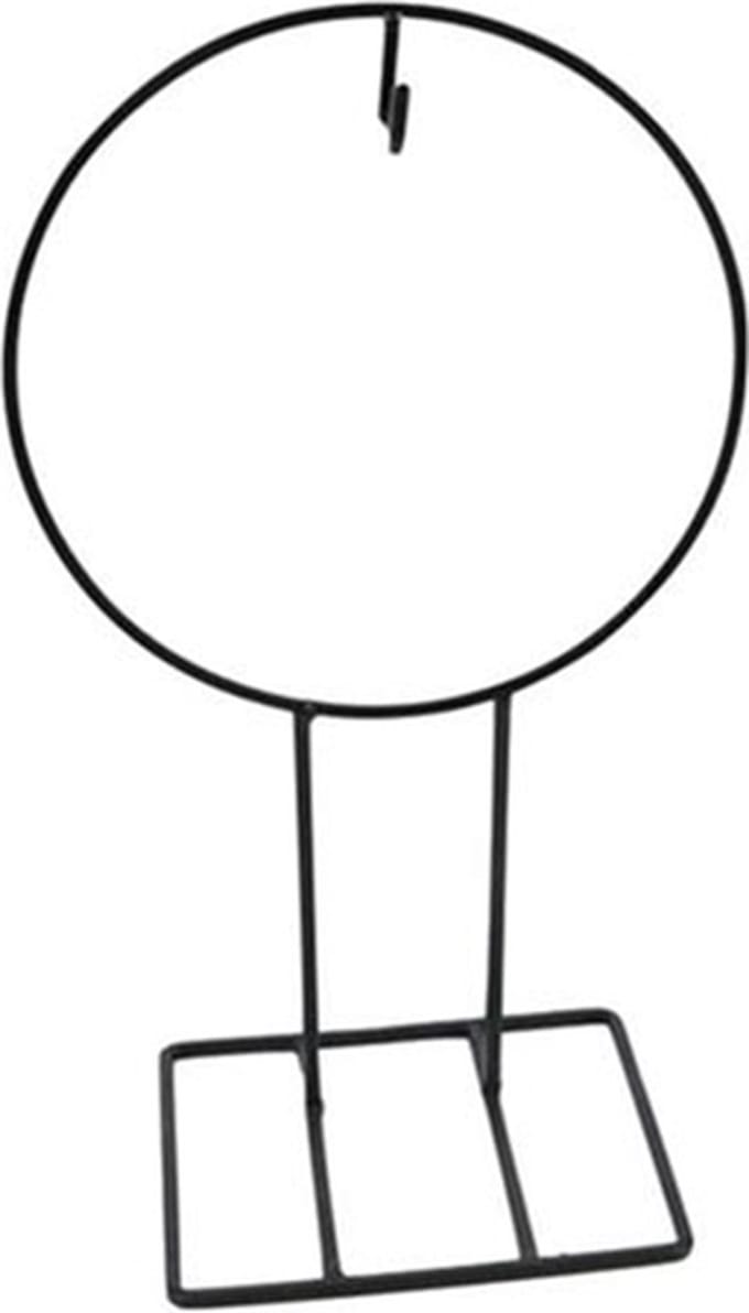 Kranshanger op voet 26xh47cm zwart