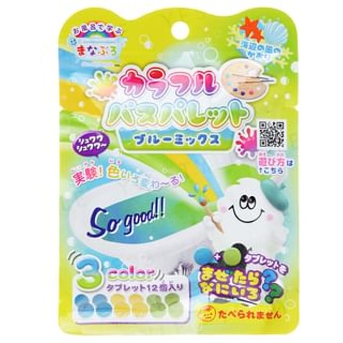 MANABURO - Colorful Bath Palette Blue Mix 12 pcs