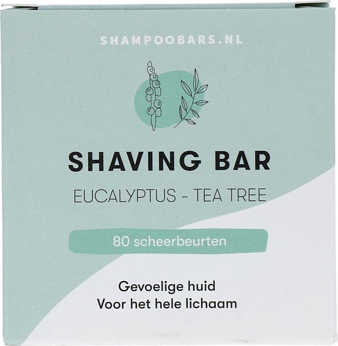 ShampooBars - Shaving Bar Eucalyptus & Tea Tree Sensitive - 60g