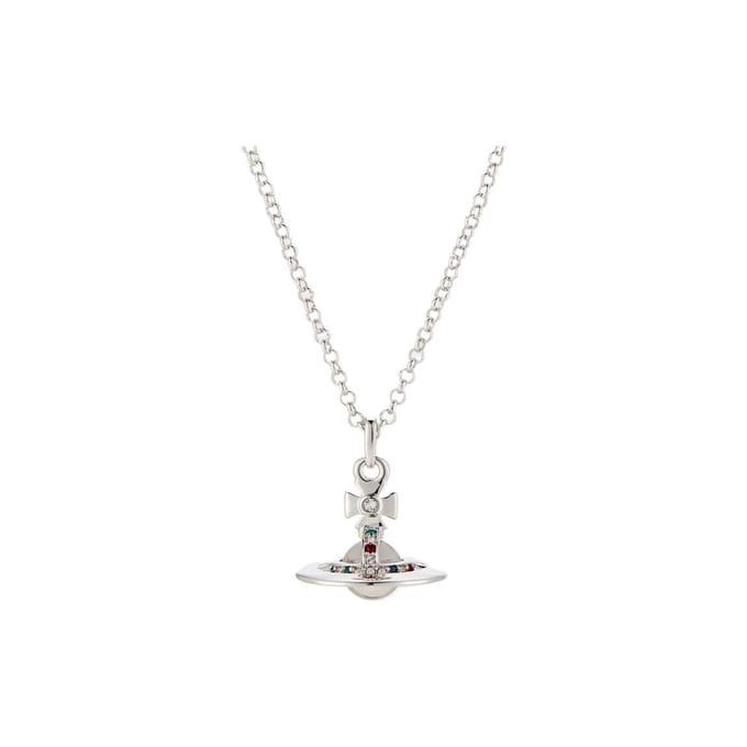 Collier avec pendentif Orb Vivienne Westwood 6302009702P019 Silver|F|Box white