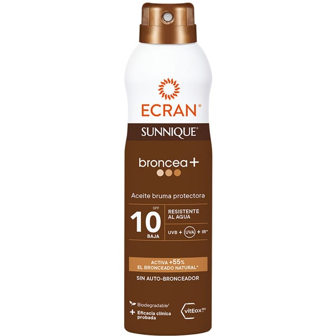 ECRAN SUNNIQUE BRONEA+ brume huile SPF10 250 ml
