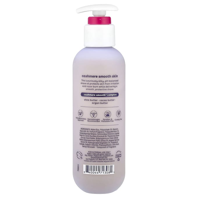 eos Vanilla Cashmere Shave Oil - Scheerolie - 177ml