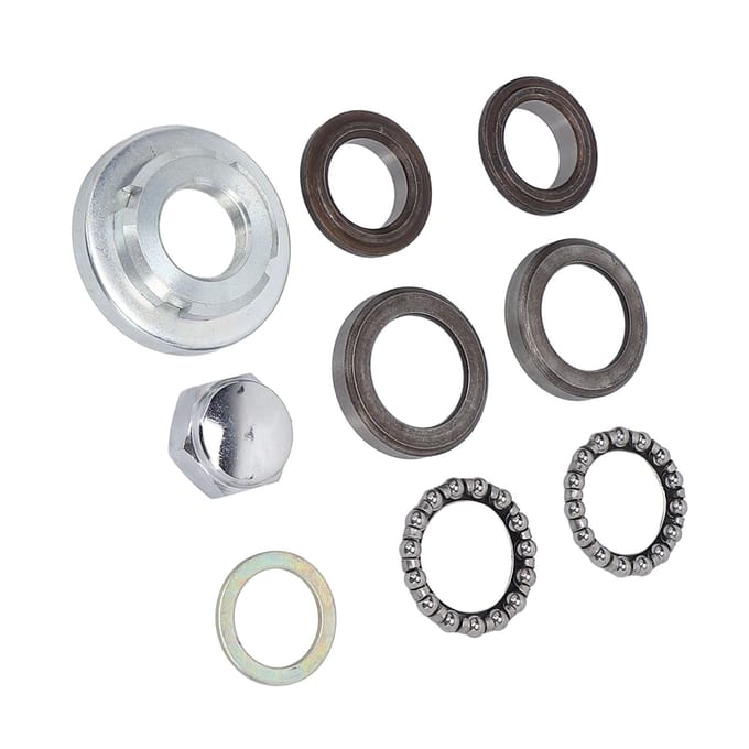 Kit de 9 roulements de direction pour moto, en alliage d'aluminium, remplacement de roulements à rouleaux de tête de direction