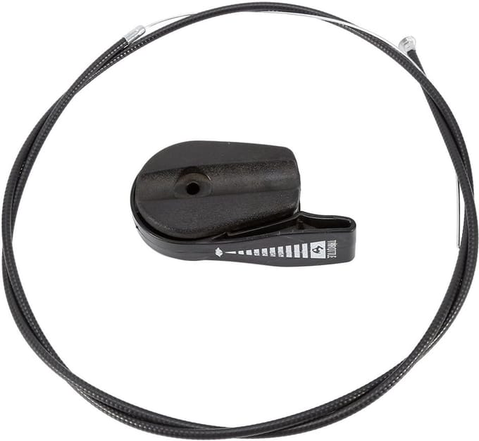 Gaskabel Hendel Kit - Grasmaaier Onderdeel - Motor Starten - Universele Pasvorm - 65 inch Kabel - Zwart