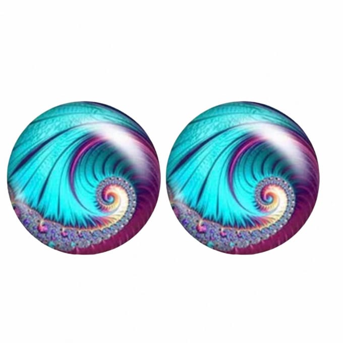 Clip Oorbellen-Marja-Kolk-Blauw-2 cm
