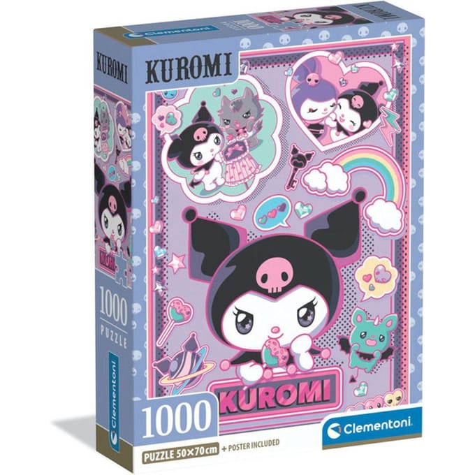 Puzzle 1000 pieces - Clementoni - Kuromi - Des 14 ans