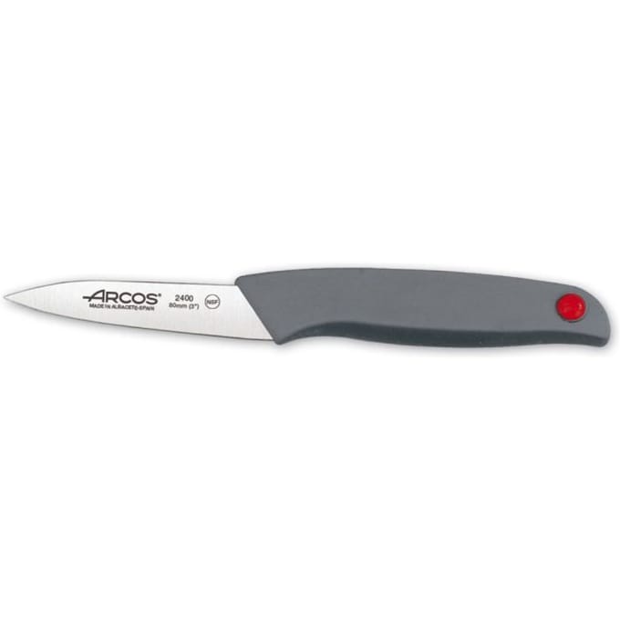 Couteau d'office - ARCOS - Colour Prof - Lame 8cm en acier inoxydable - Manche ergonomique - Antidérapant