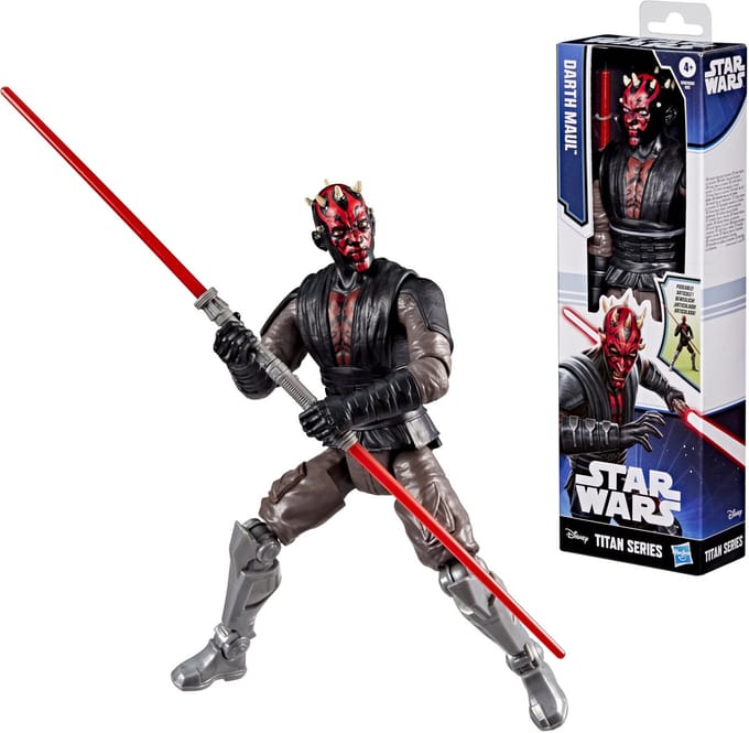 Hasbro Star Wars Titan Series Darth Maul Figuur 30cm Actiefiguren en superhelden