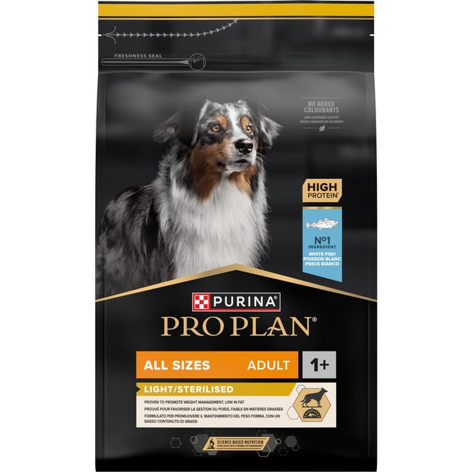 Pro Plan Alle Sizes Adult Light Sterilised Vis - 3 kg