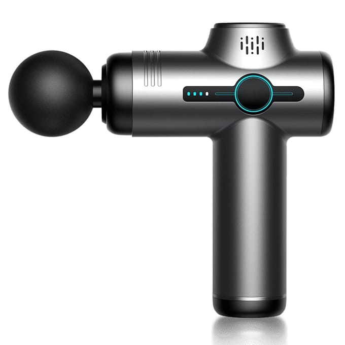 Thuis Draagbaar Fascia Pistool Spierontspanning Massageapparaat Diepe Weefsel Massage Pistool 6 Instelbaar grijs