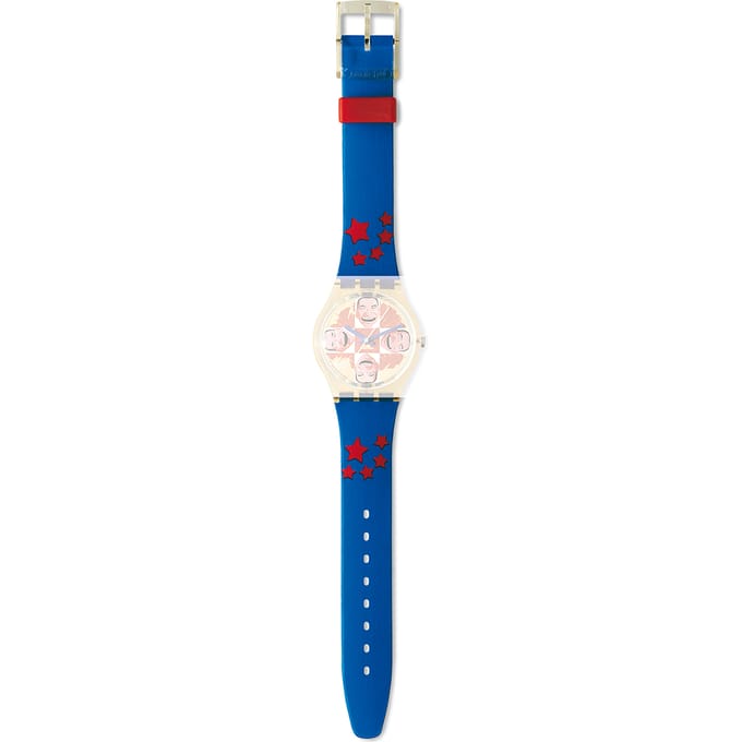 Swatch Plastic - Originals Medium (34mm) /Access/Solar/Musicall/Stop - G/SK/SL/SR/SS/SO28 AGJ117 GJ117 Wild Laugh Horlogeband