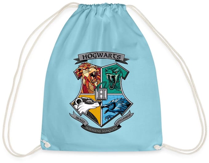 Harry Potter Hogwarts Logo Gymtas