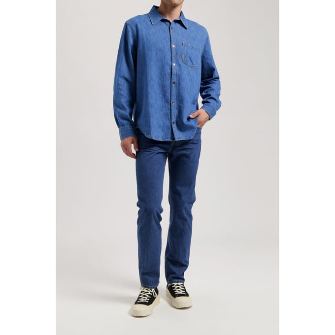 Mud Jeans John Mid Straight Medium Stone Taglia: W36L32 | Camicie Casual Outlet | Uomo