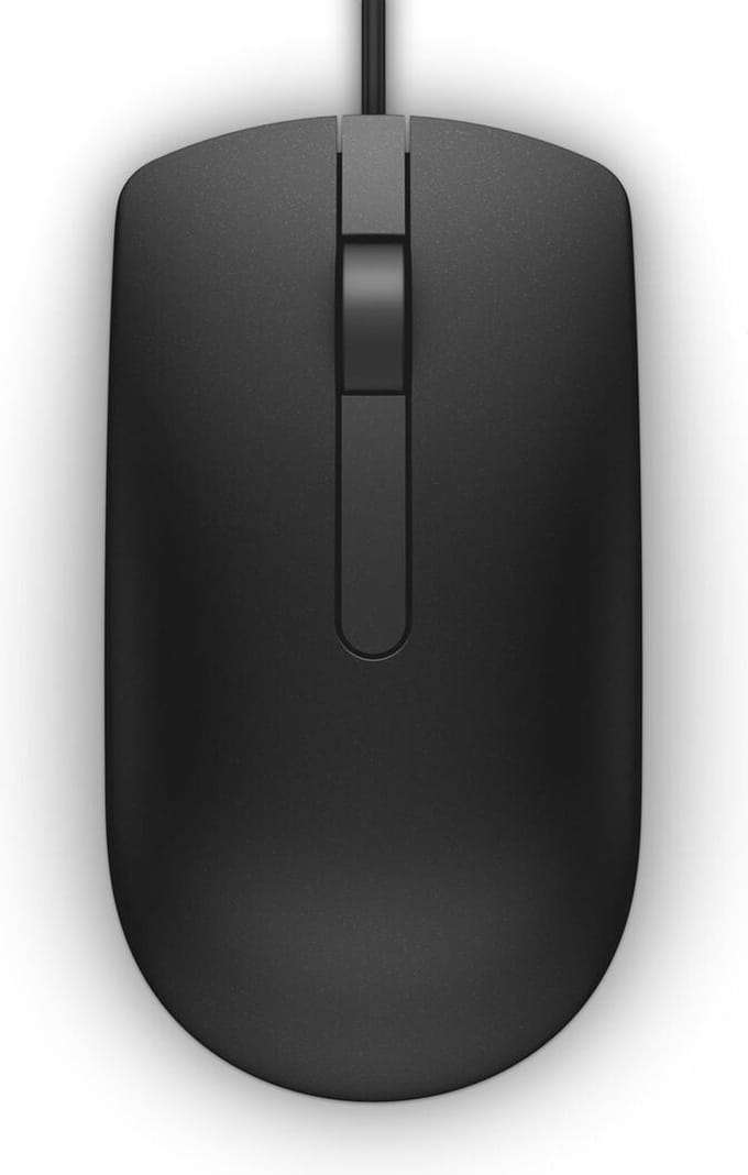 Dell bekabelde muis - MS116 - zwart - retailverpakking