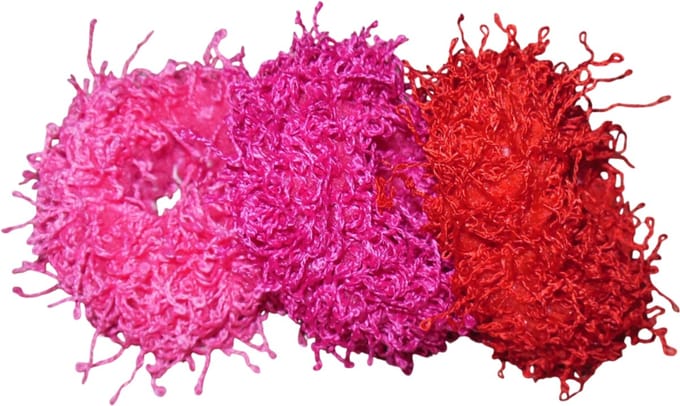 Spriet elastiek roze-rood