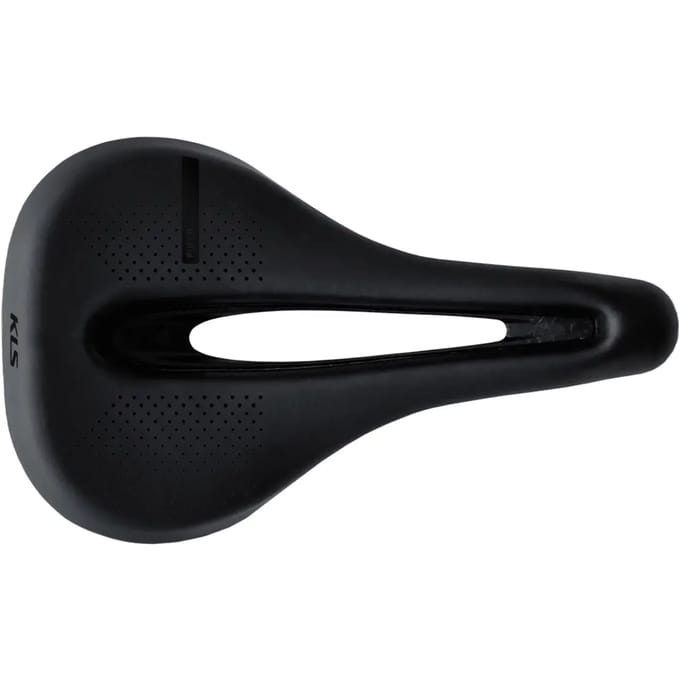 Kellys Pufer Fietszadel Zwart 250x155mm 280g