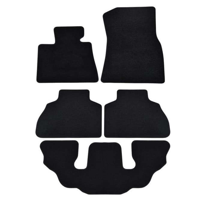 Tapis de sol - BMW - X7 - 6 pièces - Velours imperméable - Ajustement précis