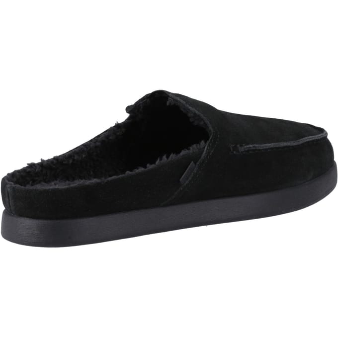 TOMS Alonso Mule Leren Heren Zwarte Muiltjes