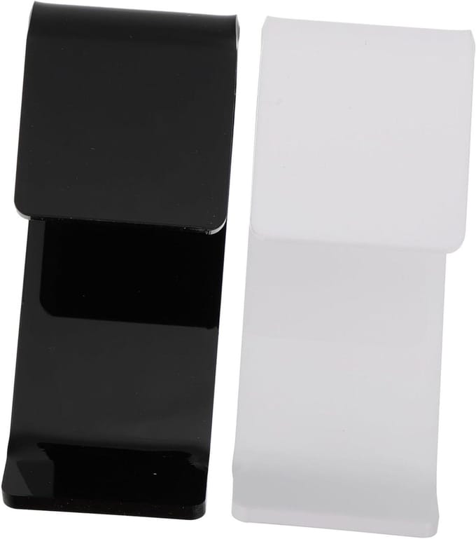 Koptelefoon Houder - Headset Hanger - Opbergen Accessoires - Schadevrije Montage - 11 cm Lengte - Wit