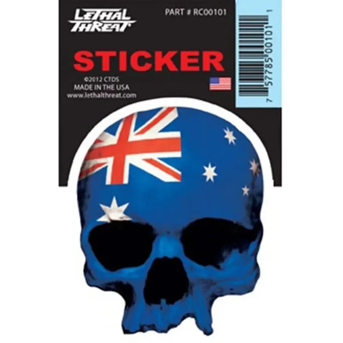Motorfiets stickers Lethal Threat
