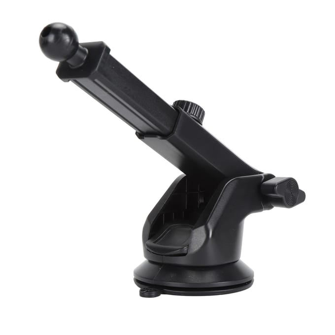 2 in 1 Autohouder 2-weg Radio's Beugel Accessoires Auto Mobiele Telefoon Zuignap Handmicrofoon black