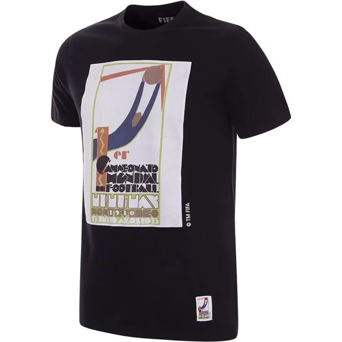COPA - Uruguay 1930 WK Emblem T-Shirt - Heren - Zwart - L