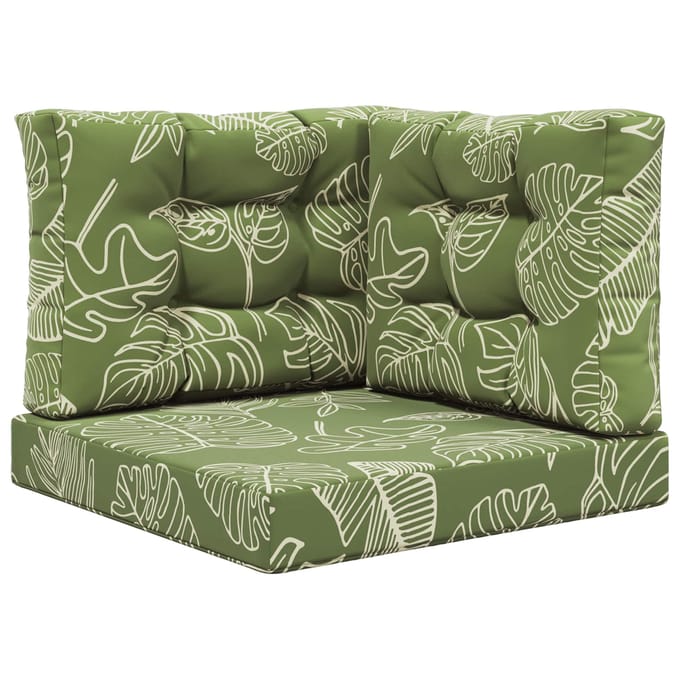 vidaXL - Buitenbankkussen - Polyester - Blad - Design - 60 - x - 60 - cm - Blad - Design