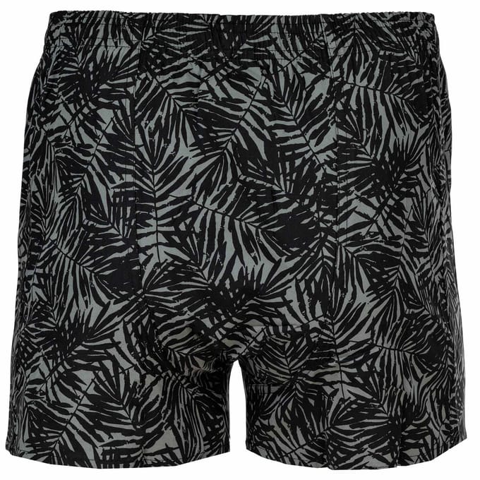 Happy Shorts Wijde Boxershort Heren Palm Bladeren - Maat XL