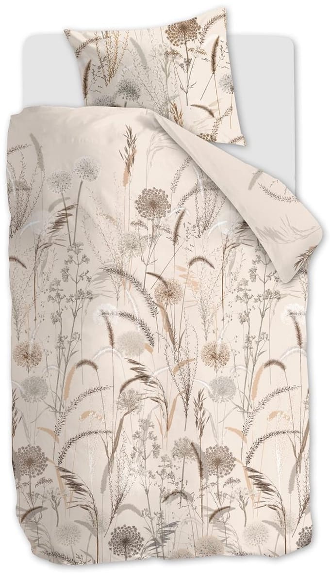 Beddinghouse Amelie dekbedovertrek - Eenpersoons - 140x200/220 cm - Naturel
