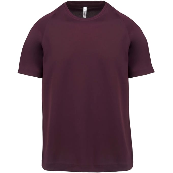 PROACT® Functioneel Kindersportshirt PA445 - Wine - 10/12 years (10/12 ans)