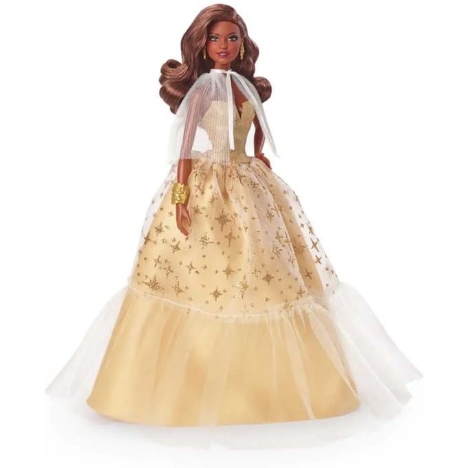 Handtekening pop Mattel Barbie 2023 Holiday Barbie #2