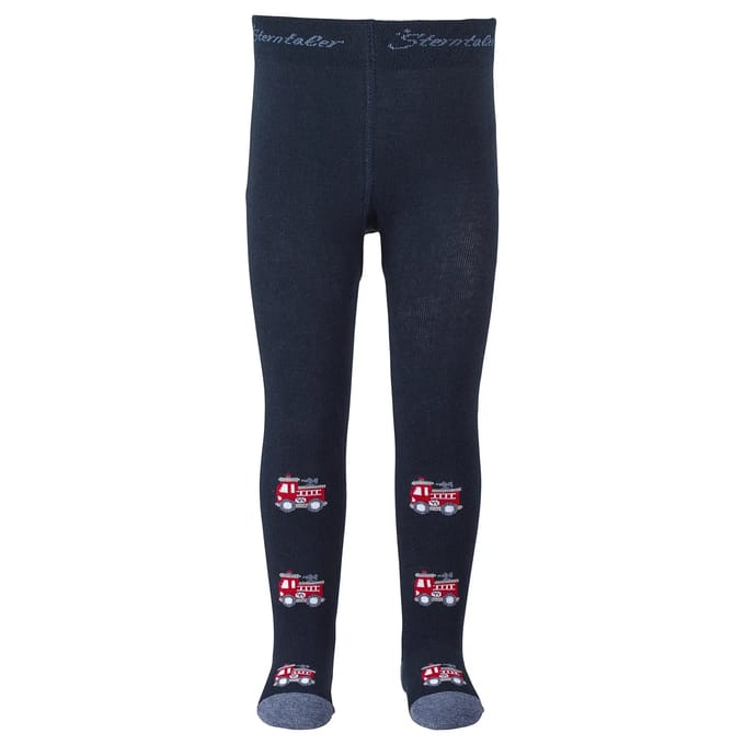 Brandweerman baby kniekousen met patroon Sterntaler
