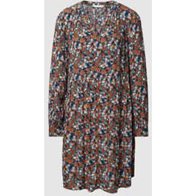 Tom Tailor - Jurk - Maat 40 - Vrouwen - 32370 navy smal - Viscose