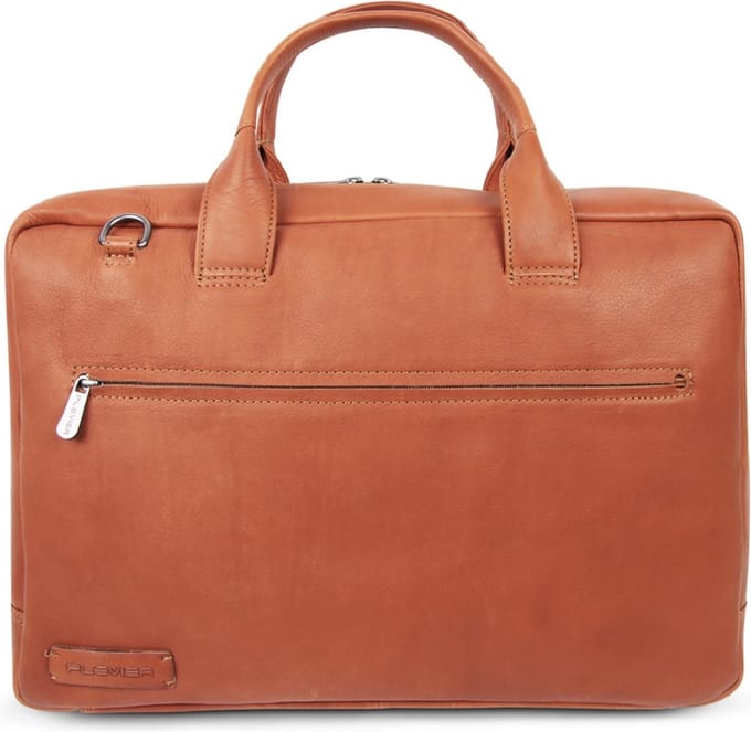 Plevier Lloyd laptoptas 17-17.3 inch cognac.
