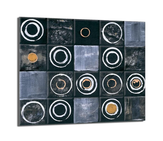 TMK ArtDeko - Beschermplaat Kookplaat - Schokbestendig Glas - 60x52 cm