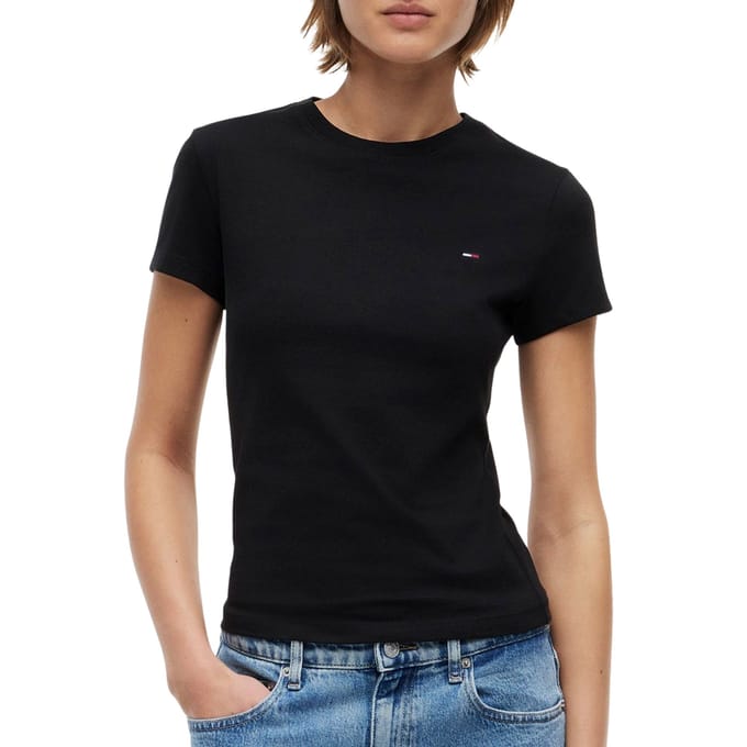 Tommy Hilfiger Slim C-Neck Shirt Dames