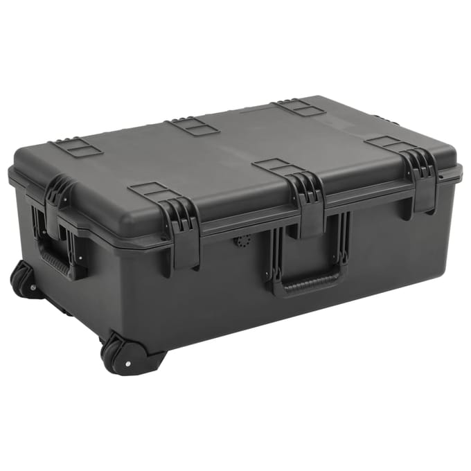vidaXL - Flightcase - draagbaar - 79,5x51,5x30,5 - cm - PP - zwart