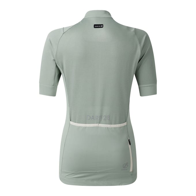 Dare 2B Dames Lightning Korte Mouwen Fietsjack (Glacier Groen)