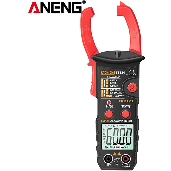 ANENG True RMS Digitale Multimeter Stroomtang DC/AC Spanningsdetector AC Ampèremeter met Ohm