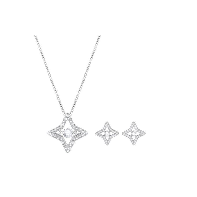 Swarovski Sparkling Dance Ringenset Dames sieraden 5349667 Box (Random Color) white