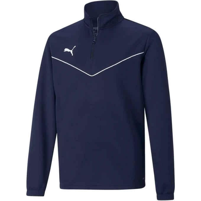 Puma teamRISE 1/4 Zip Trainingssweater Junior - Maat 128