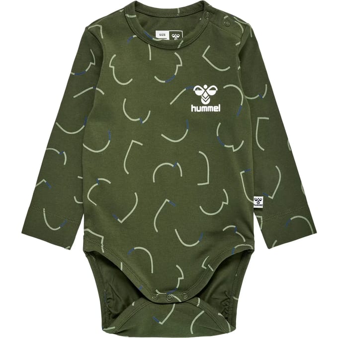 Hummel kinderbody met lange mouwen Hmlobi L/S 221122
