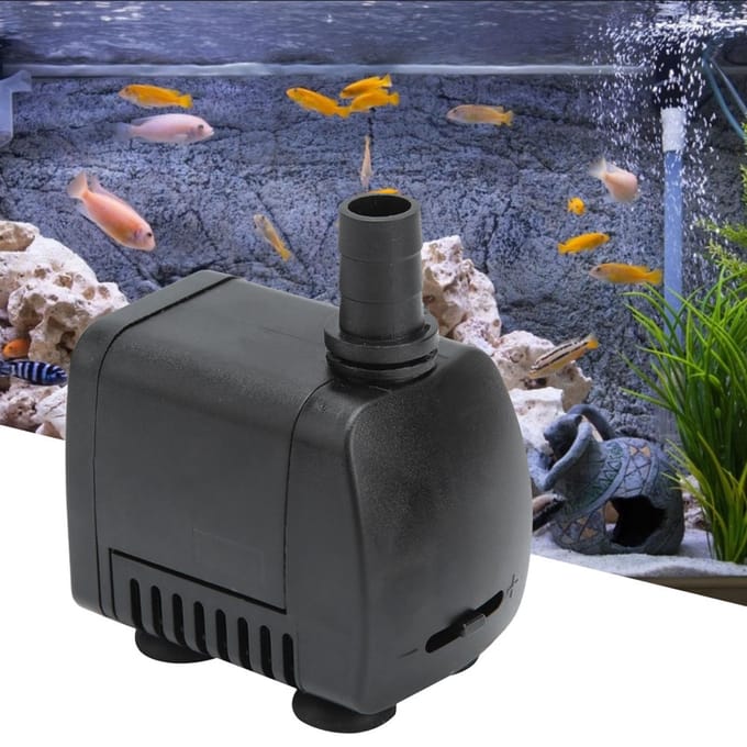 Pompe à eau submersible pour aquarium 10 W, pompe à rotor micro-silencieuse résistante pour fontaine et aquarium