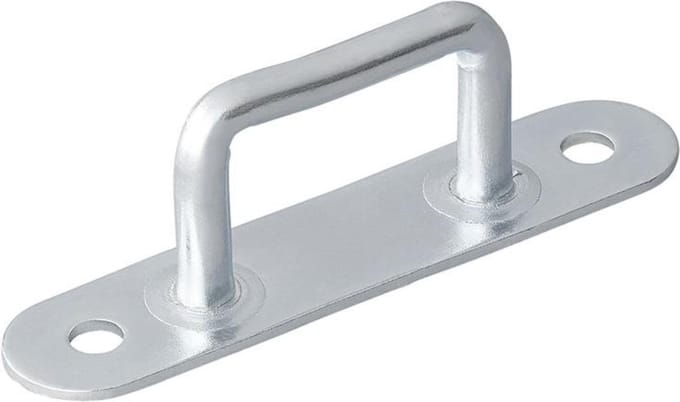 ProPlus Rechthoekige zeilring - Staal - 20 x 27 mm - Zilver