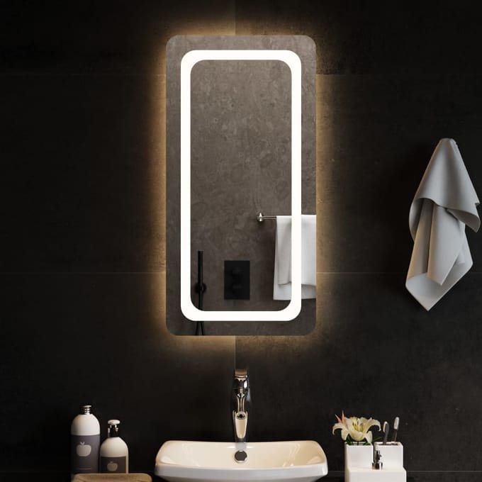 vidaXL - Badkamerspiegel - LED - 40x80 - cm