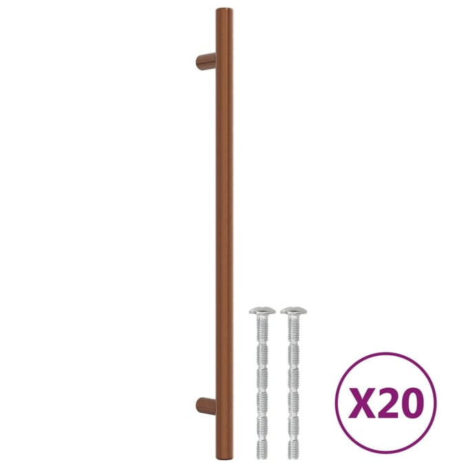 vidaXL - Handvatten - 20 - st - 224 - mm - roestvrij - staal - bronskleurig